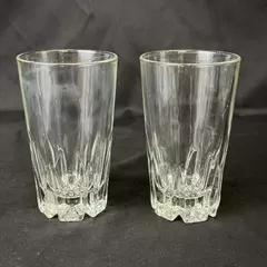 2 Princess House Regency 12 Ounce Crystal Highball Glasses 5.25 Inch