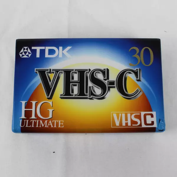 TDK VHS-C 30 Minute Blank Video Cassette Tape