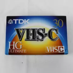 TDK VHS-C 30 Minute Blank Video Cassette Tape