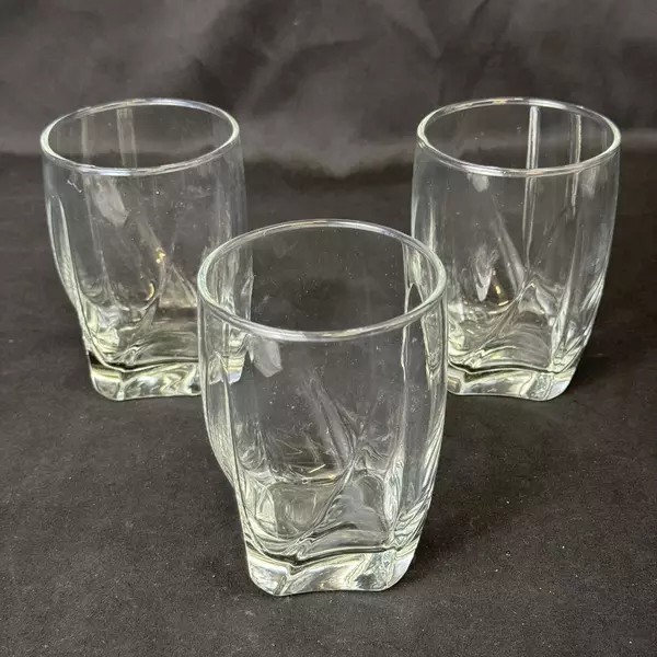 Set of 3 Vintage Libbey Imperial Clear Old Fashioned Rocks Glasses