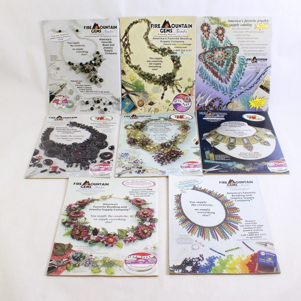 Lot of 8 Interweave Press Beadwork Magazine Issues 1999-2014