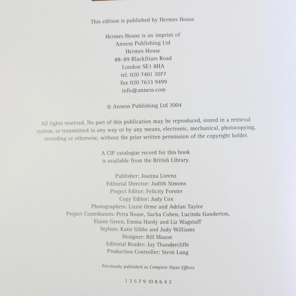 The New Paint Effects Project Book by Cohen and Philo 2004 Softcover