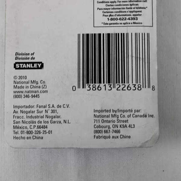Stanley 6" Hook and Eye Hinge Fastener Hardware Door Cabinet Lock