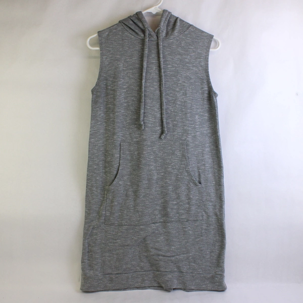 Antistar Short Gray Sleeveless Hoodie Dress Women's Size Medium