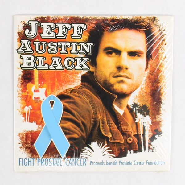 Jeff Austin Black Fight Prostate Cancer Promotional Music CD Brand New Sealed
