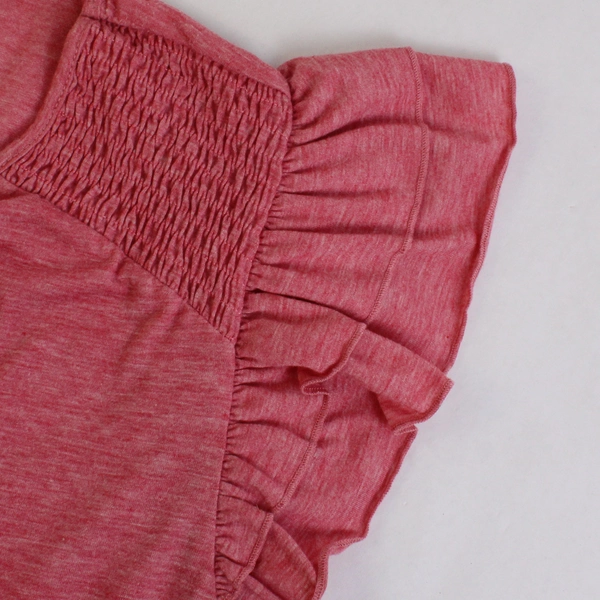 Dokotoo Pink Short Butterfly Sleeve V-Neck Top Women's Size XL