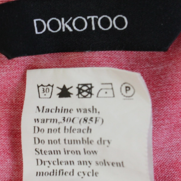 Dokotoo Pink Short Butterfly Sleeve V-Neck Top Women's Size XL