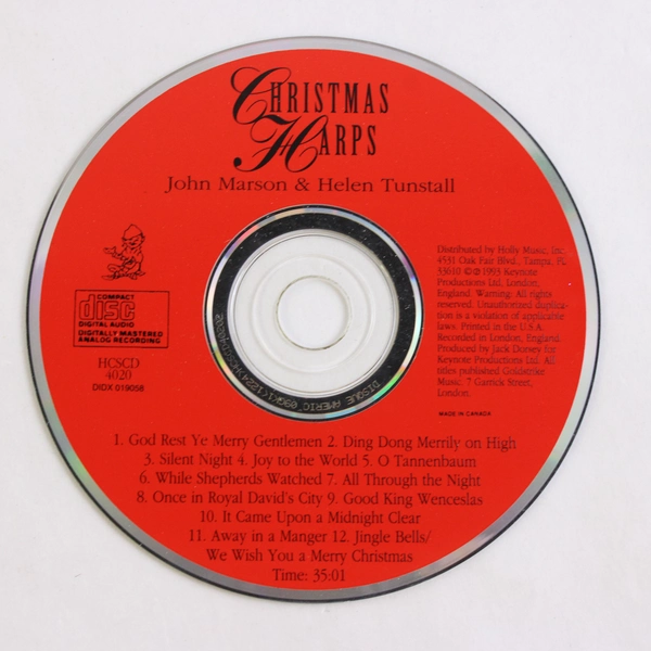 1993 Christmas Harps Holly Collectors Series Holiday Music CD
