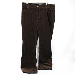 Liz Claiborne Dark Brown Bootcut Corduroy Pants Women's Size 16