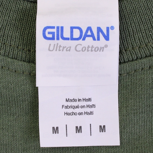 Gildan Ultra Cotton Proverbs 31:8 Green T-Shirt Men's Size Medium