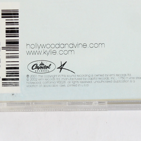 Music CD From Kylie Titled Fever 2001 Capitol Records