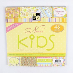 DCWV Nana's Kids 12" x 12" Scrapbooking Paper Pad 32 Sheets
