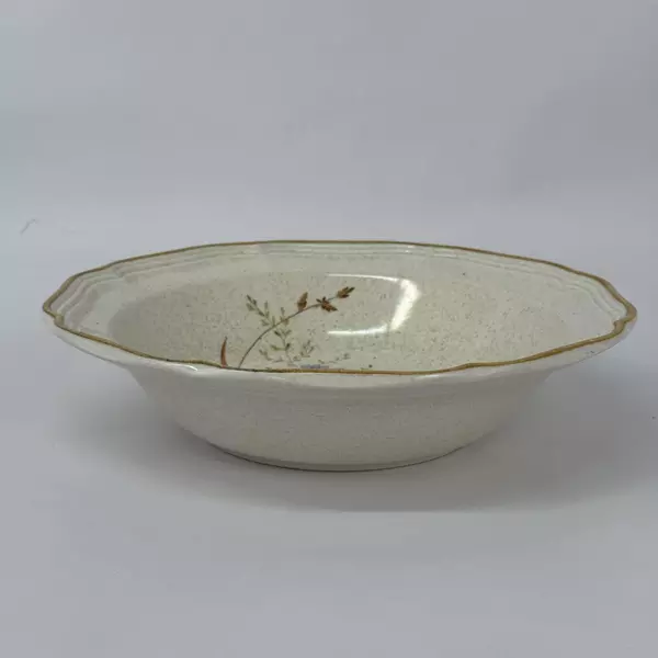 Mikasa Blue Daisies 9.75 Inch Stoneware Vegetable Bowl