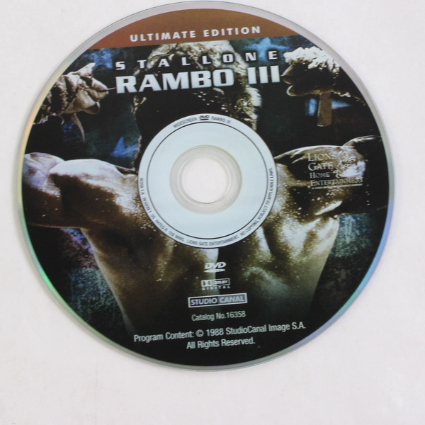 Rambo III Starring Sylvester Stallone 1988 DVD Ultimate Edition