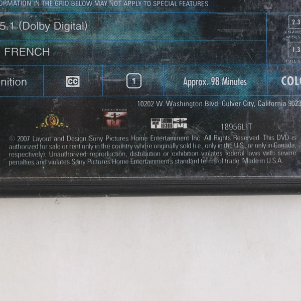 Blood & Chocolate 2007 DVD Starring Agnes Bruckner Oliver Martinez Hugh Dancy