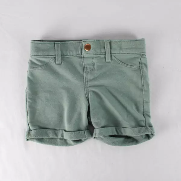 Lot of 3 Girls' Shorts Size Small 6/6X Pink Green Blue