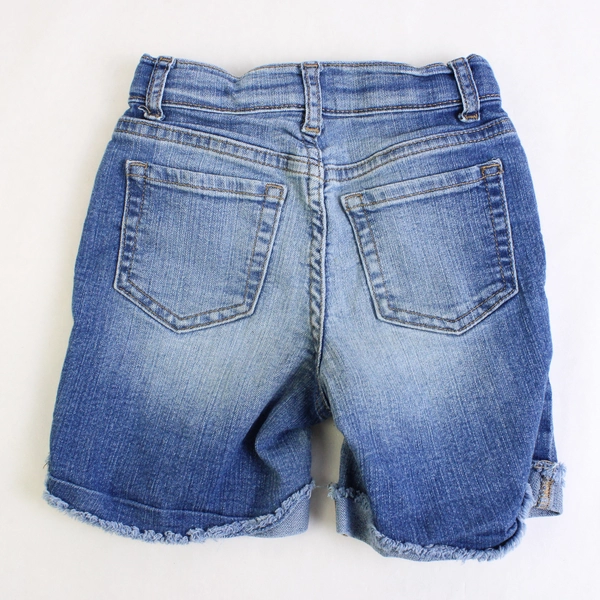 The Children's Place Medium Wash Denim Midi Shorts Girl's Size 6X/7
