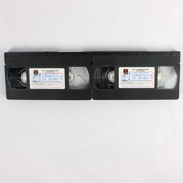 Lawrence of Arabia Widescreen Director's Cut 2-Tape VHS Set 1989