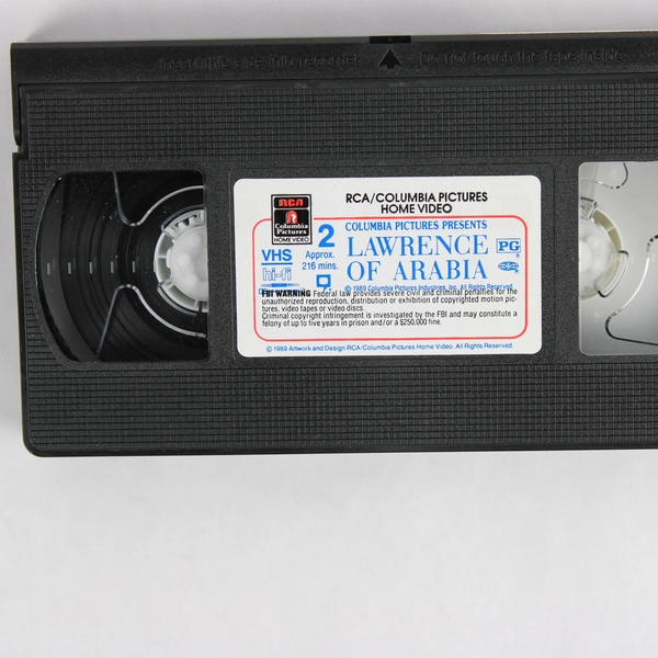 Lawrence of Arabia Widescreen Director's Cut 2-Tape VHS Set 1989