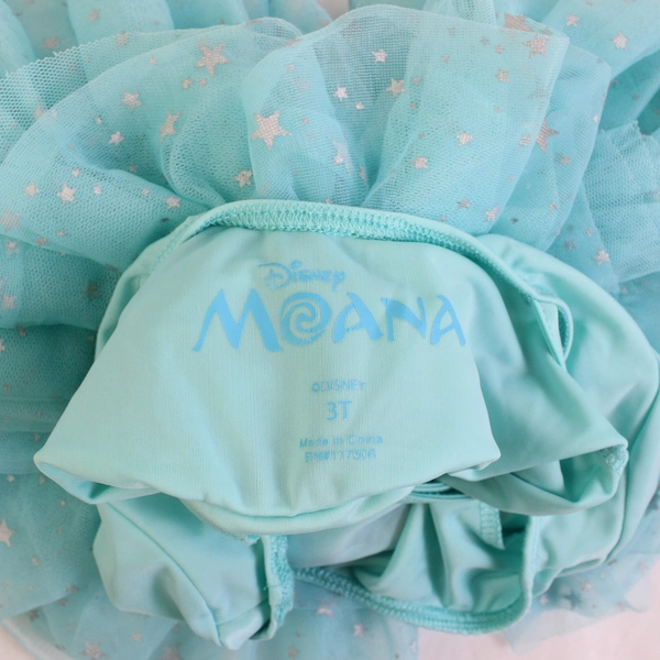 Dinsey Blue Moana Dress Girls' Toddler Size 3T