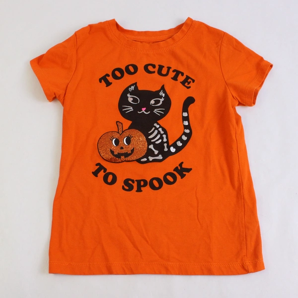 Way To Celebrate Halloween Graphic T-Shirt Girl's Size Small 6-6X