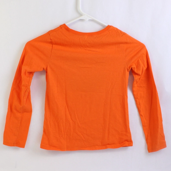 Btween Halloween Jack-O-Lantern Orange Long-Sleeve T-Shirt Girl's Size 7