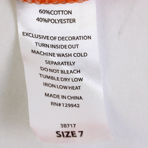 Btween Halloween Jack-O-Lantern Orange Long-Sleeve T-Shirt Girl's Size 7