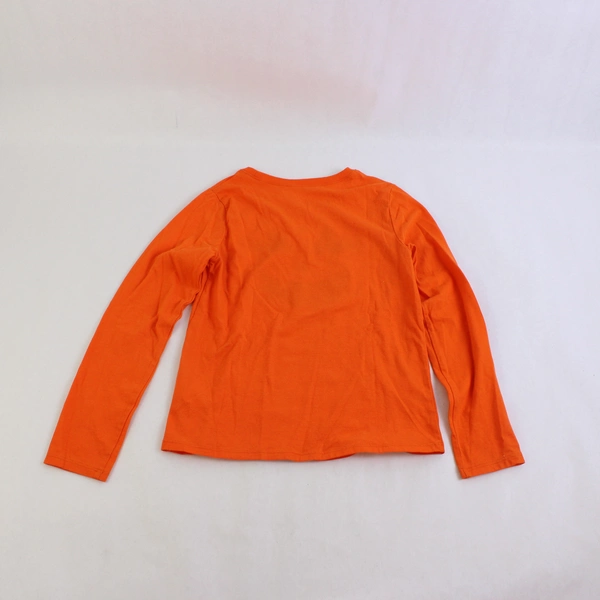 Btween Halloween Jack-O-Lantern Orange Long-Sleeve T-Shirt Girl's Size 8