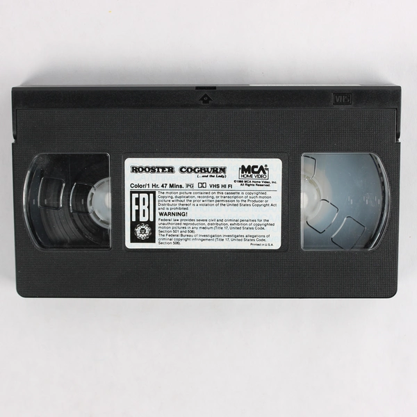 Rooster Cogburn (...and the Lady) VHS Tape, 1990 Film