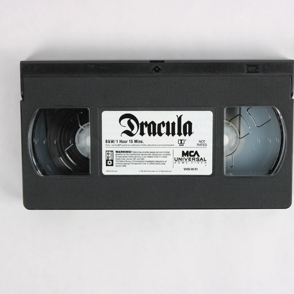 Dracula VHS 1991 Not Rated MCA Black and White Film