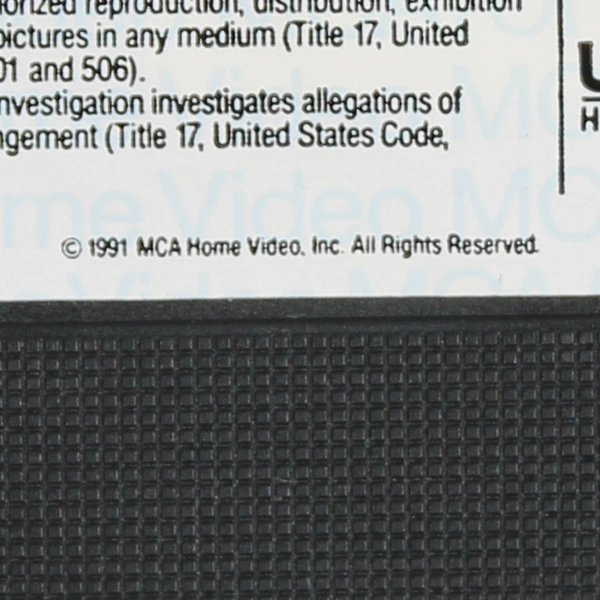 Dracula VHS 1991 Not Rated MCA Black and White Film