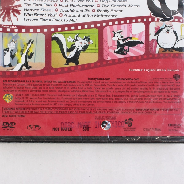 Looney Tunes Pepe Le Pew Collection 17 Classics DVD 2011 New Sealed