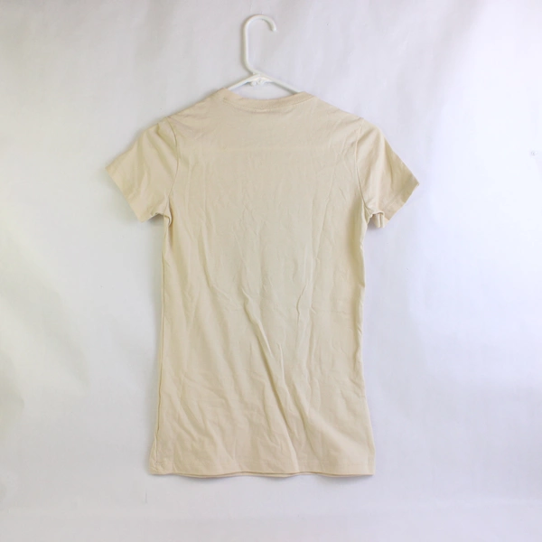NWT Bella + Canvas Cream and Brown T-Shirt Women's Size Small
