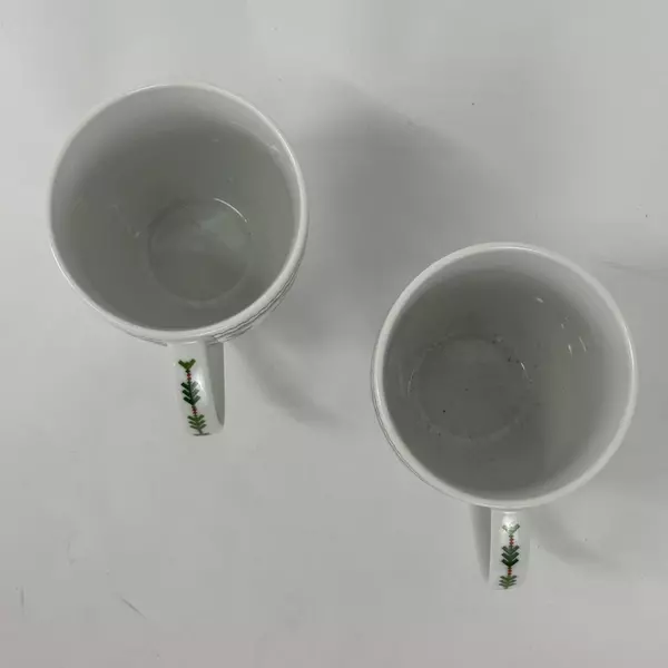 2 Studio Nova Winterland Reindeer China Coffee Mugs