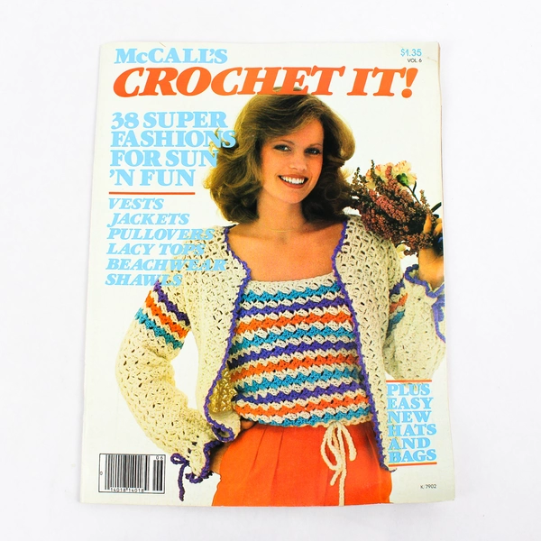Vintage McCall’s Crochet It 1979 Magazine Features 38 Super Sun 'N Fun Fashions