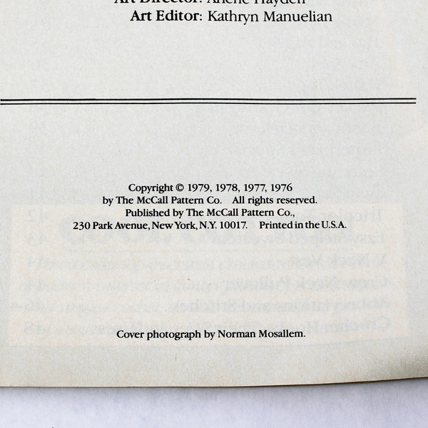 Vintage McCall’s Crochet It 1979 Magazine Features 38 Super Sun 'N Fun Fashions