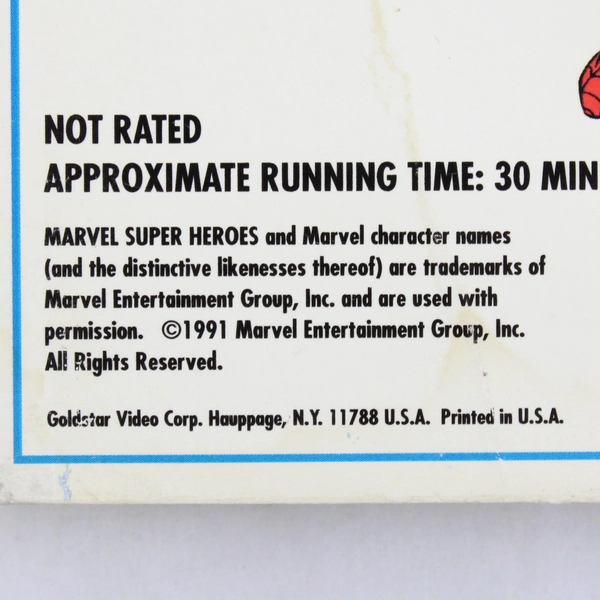 The Amazing Spider Man Vol. 1 VHS Collectors Edition, 1991  