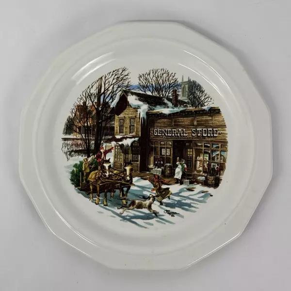 1981 Amway Pfaltzgraff 10.5 Inch Plate The General Store Issue #1  Jon Hunter  