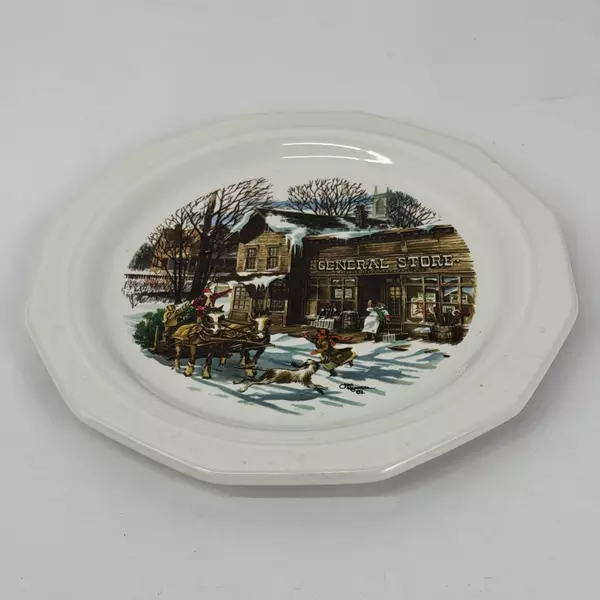 1981 Amway Pfaltzgraff 10.5 Inch Plate The General Store Issue #1  Jon Hunter  