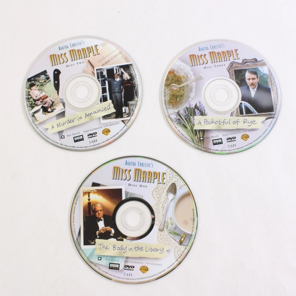Christie's Miss Marple Joan Hickman 3 Feature Length Mysteries BBC DVD Set