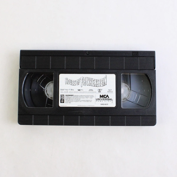 Vintage House of Frankenstein VHS Tape, 1992