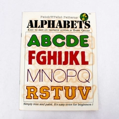Patch 'N' Paint Patterns Alphabets Easy Iron On Transfer Letters by Barry Geller