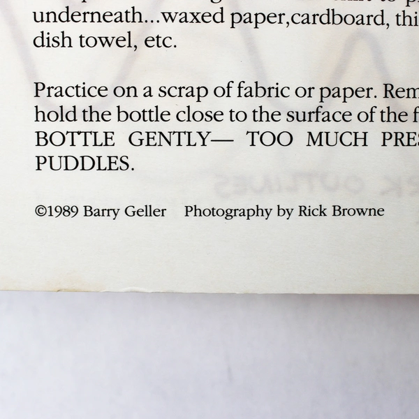 Patch 'N' Paint Patterns Alphabets Easy Iron On Transfer Letters by Barry Geller