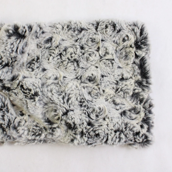 Pandemonium Seattle Gray Faux Fur Scarf 60"