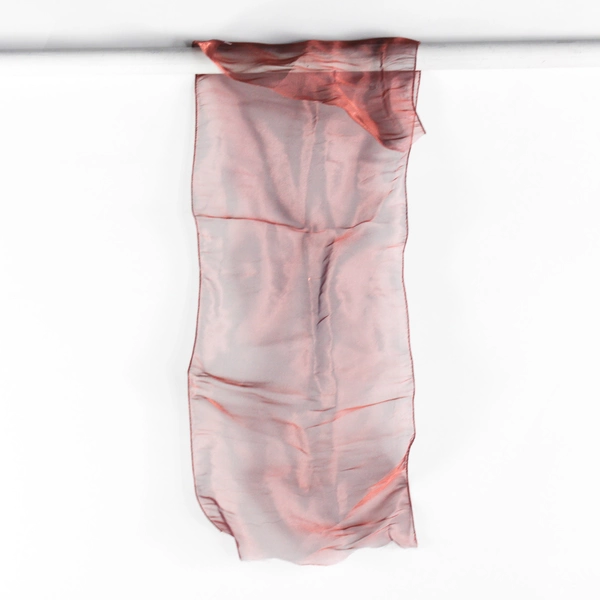 4 Piece Lot of Wide Wire-Edged Ribbon Shimmery Pink-Red