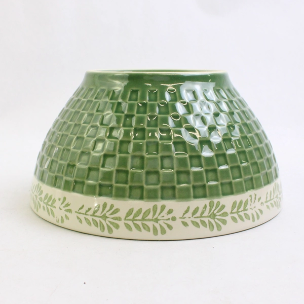 Set of 2 Pfaltzgraff The Circle of Kindness Soup/Cereal Bowls Green 6"