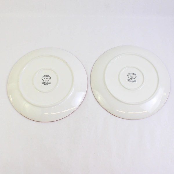 Set of 2 Tracy Porter Jolly Ol' Snowy Plums & Holly Dinner Plates 11"