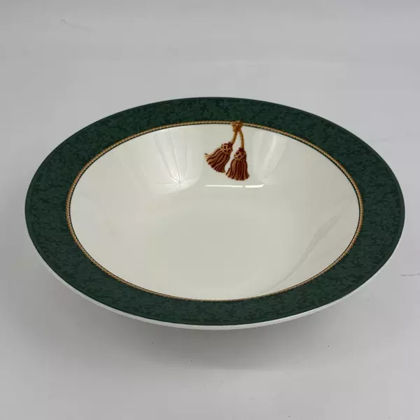 Hallmark Home Collection Sakura Holiday Abundance Green Vegetable Bowl