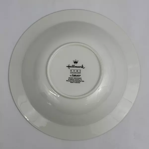 Hallmark Home Collection Sakura Holiday Abundance Green Vegetable Bowl