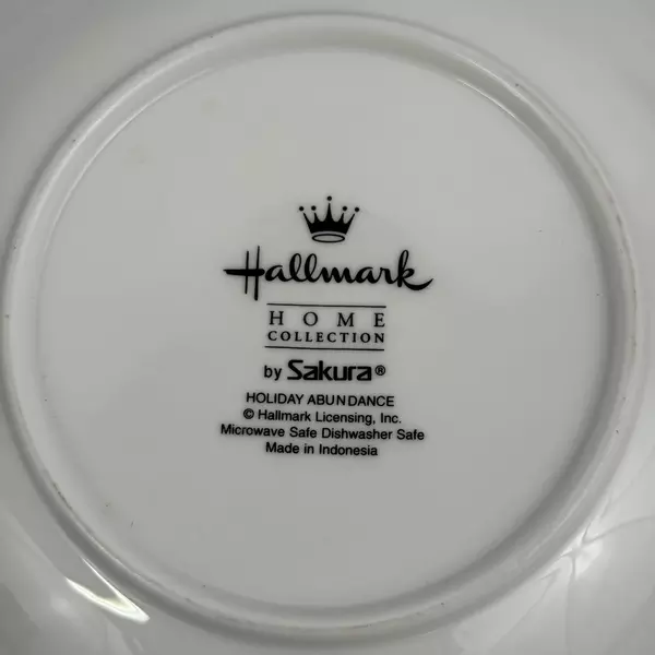 Hallmark Home Collection Sakura Holiday Abundance Green Vegetable Bowl